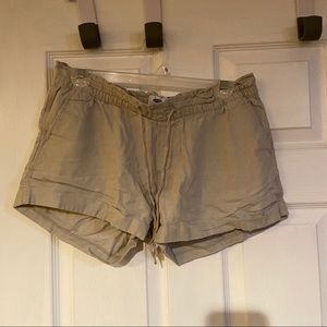 Linen old navy drawstring shorts